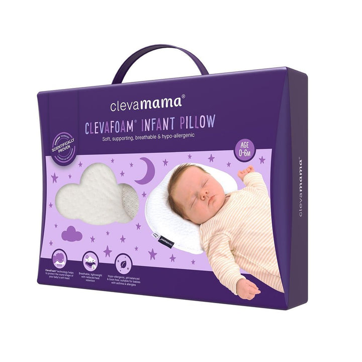 Clevamama Infant Pillow : หมอนหลุมสำหรับทารก 0-6 เดือน - Bebeshop