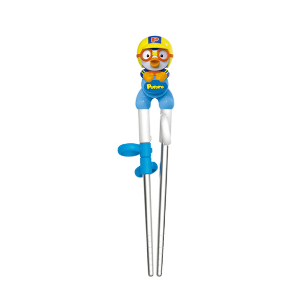 Edison Pororo Series ตะเกียบฝึกคีบสแตนแลส - Bebeshop