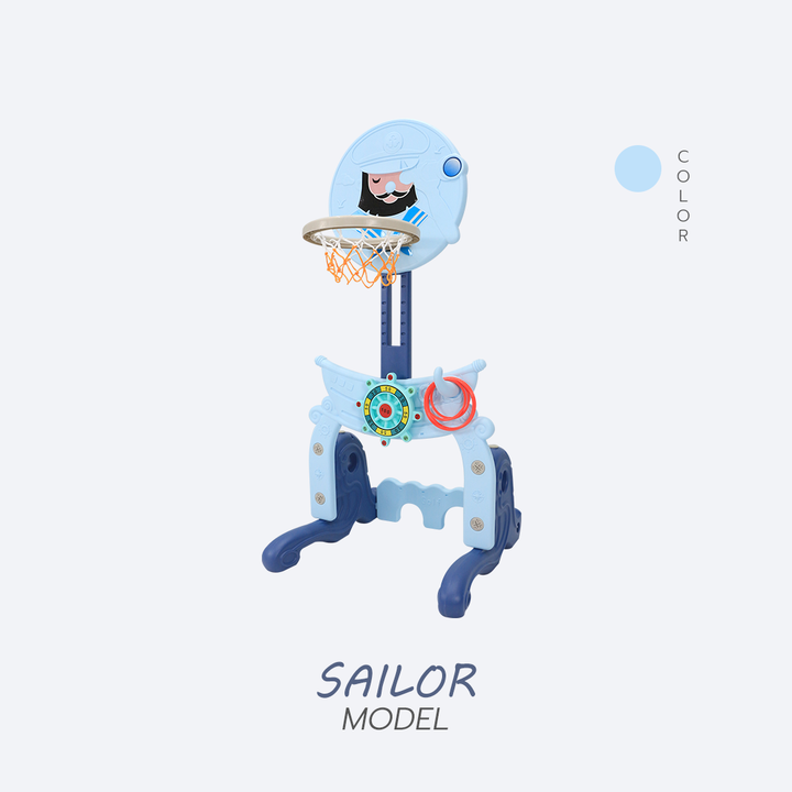 ชุดแป้นบาส 5in1 เสริมพัฒนาการ รุ่น Sailor - Bebeshop
