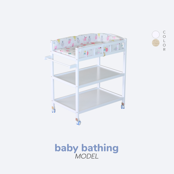 ชั้นเปลี่ยนผ้าอ้อม รุ่น Baby Bathing - Bebeshop