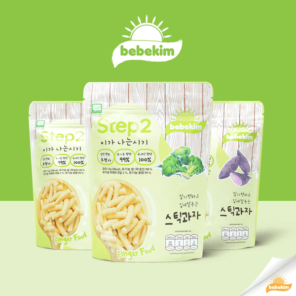 Bebekim ข้าวพองออร์แกนิคแท้ สูตร Step 2 - Bebeshop
