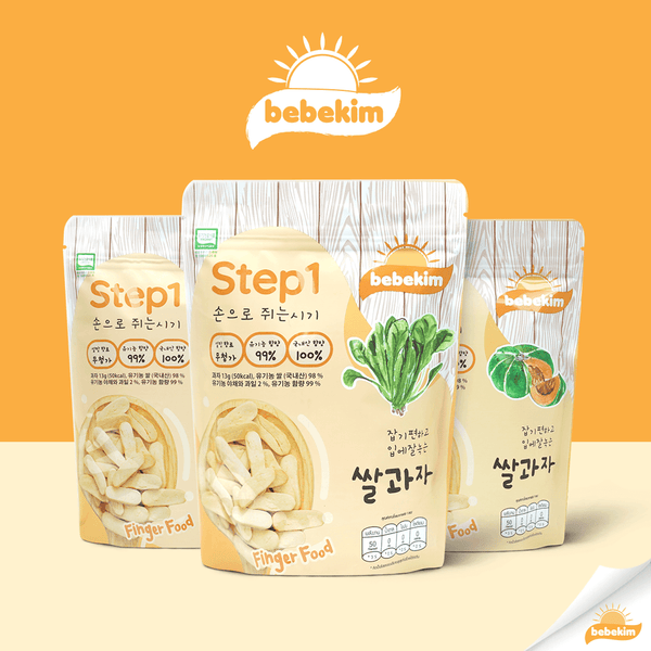 Bebekim ข้าวพองออร์แกนิคแท้ สูตร Step 1 - Bebeshop